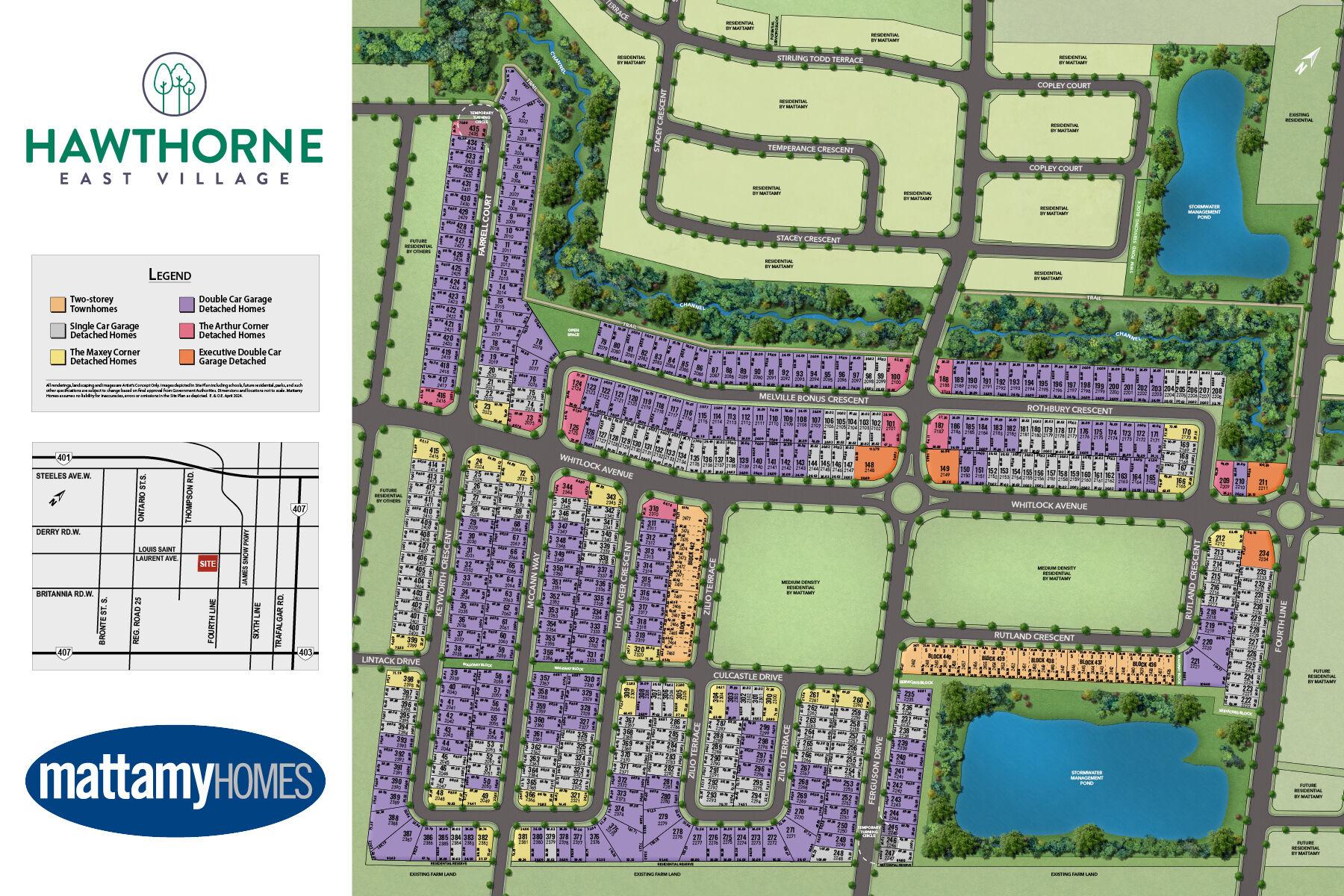 Hawthorne East Village (Phase 6) by Mattamy Homes in Milton, Ontario